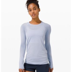 Lululemon swiftly tech long sleeve 2.0 blue